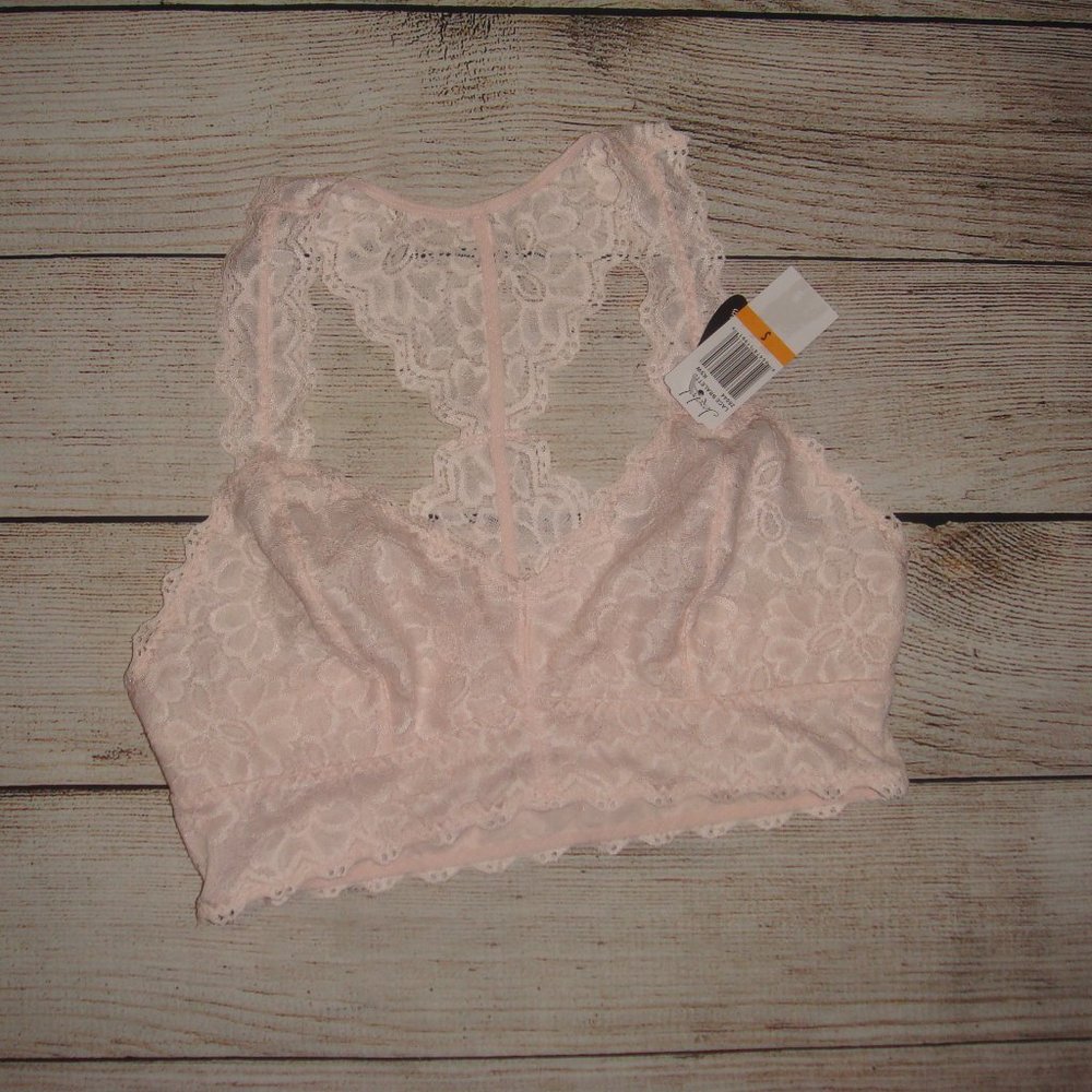 Jezebel Pale Pink Lace Bralette